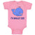 Baby Clothes Blue Whale Saying I'M Whaley Cute Ocean Sea Life Baby Bodysuits
