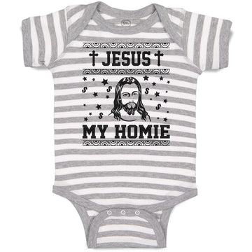 Baby Clothes Jesus My Homie Baby Bodysuits Boy & Girl Newborn Clothes Cotton