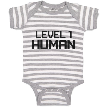 Baby Clothes Level 1 Human Baby Bodysuits Boy & Girl Newborn Clothes Cotton