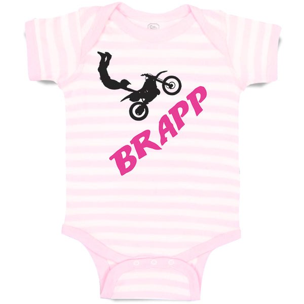 Baby Clothes Brapp Motocross Baby Bodysuits Boy & Girl Newborn Clothes Cotton