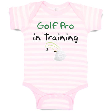Baby Clothes Golf pro in Training Golf Golfing Baby Bodysuits Boy & Girl Cotton