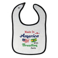 Cloth Bibs for Babies Made in America with Brazilian Parts A Baby Accessories