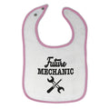 Cloth Bibs for Babies Future Mechanic Profession Tools Baby Accessories Cotton