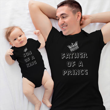 Daddy and Baby Matching Outfits I Am Her King Crown - Father of A Prince Crown