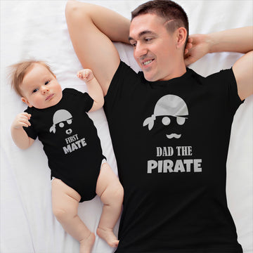 Daddy and Baby Matching Outfits Dad The Pirate Beard - Little Mate Baby Pacifier