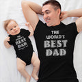 Daddy and Baby Matching Outfits The Worlds Best Dad - The Worlds Belongs to Me