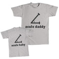 Daddy and Me Outfits Acute Daddy Acute Angle Geometry Geek - Baby Acute Cotton