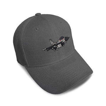 Kids Baseball Hat F-16 Fighting Falcon Embroidery Toddler Cap Cotton