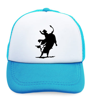 Kids Trucker Hats Rodeo Cowboy Bull Riding Boys Hats & Girls Hats Cotton