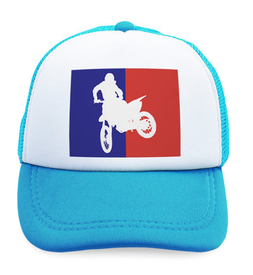 Kids Trucker Hats Motocross Boys Hats & Girls Hats Baseball Cap Cotton