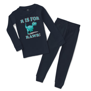 Baby & Toddler Pajamas Dinosaur T-Rex R Is for Rawr! Dino Sleeper Pajamas Set