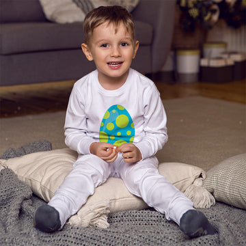 Baby & Toddler Pajamas Blue Dino Egg Dinosaurs Dino Trex Sleeper Pajamas Set