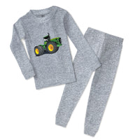 Baby & Toddler Pajamas Tractor Agricultural with Large Wheels Cotton