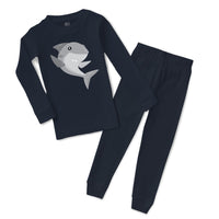 Baby & Toddler Pajamas Grey Shark Animals Ocean Sleeper Pajamas Set Cotton
