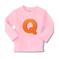 Baby Clothes Q Monogram Initial Boy & Girl Clothes Cotton