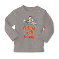 Baby Clothes Fishing with Daddy Fishing Fish Fisherman Boy & Girl Clothes Cotton