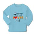 Baby Clothes Jesus Loves Me Christian Jesus God Boy & Girl Clothes Cotton