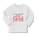 Baby Clothes I Am Proof That God Answers Prayers Christian Boy & Girl Clothes