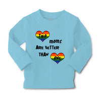 Baby Clothes 2 Moms Are Better than 1 Mom Mothers Boy & Girl Clothes Cotton - Cute Rascals