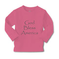 Baby Clothes God Bless America Christian Jesus God Boy & Girl Clothes Cotton