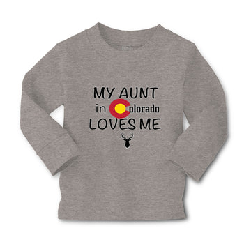 Baby Clothes My Aunt in Colorado Loves Me Valentines Love Boy & Girl Clothes