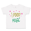 Toddler Girl Clothes I Poop Magic Unicorn Funny Humor Toddler Shirt Cotton