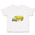 Toddler Clothes School Bus Smiling Toddler Shirt Baby Clothes Cotton