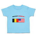 Toddler Clothes Belgian American Countries Toddler Shirt Baby Clothes Cotton