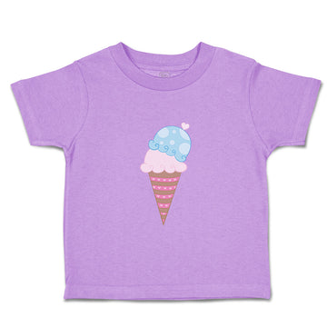 Toddler Clothes Pink Blue Ice Cream Food and Beverages Desserts Toddler Shirt
