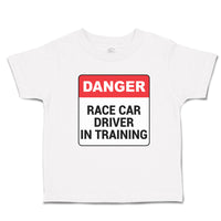 Toddler Clothes Danger Race Driver in Tarining Toddler Shirt Baby Clothes Cotton