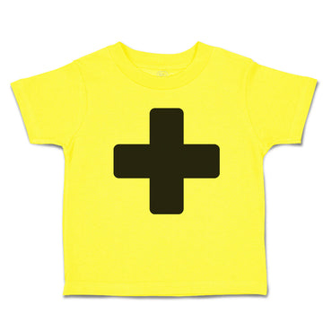 Cute Toddler Clothes Emergency First Aid Black Cross Toddler Shirt Cotton