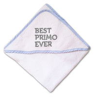 Baby Hooded Towel Best Primo Ever Embroidery Kids Bath Robe Cotton - Cute Rascals