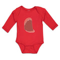 Long Sleeve Bodysuit Baby Horror Animated Shark Jaw with Sharp Toothlike Cotton