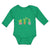 Long Sleeve Bodysuit Baby Cactus An Succulent Plants with Fleshy Stem and Spines - Cute Rascals