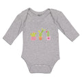Long Sleeve Bodysuit Baby Cactus An Succulent Plants with Fleshy Stem and Spines