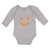 Long Sleeve Bodysuit Baby Saints Day Halloween Face Mask Celebration Cotton