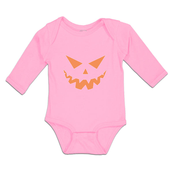 Long Sleeve Bodysuit Baby Saints Day Halloween Face Mask Celebration Cotton