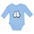 Long Sleeve Bodysuit Baby Aquatic Twin Penguins Flightless Birds Cotton - Cute Rascals