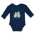 Long Sleeve Bodysuit Baby Aquatic Twin Penguins Flightless Birds Cotton - Cute Rascals