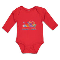 Long Sleeve Bodysuit Baby Animated Dino Girls Jurassic Park Boy & Girl Clothes - Cute Rascals