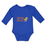 Long Sleeve Bodysuit Baby Duckling Baby Duck Aquatic Bird with Beak Cotton - Cute Rascals