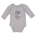 Long Sleeve Bodysuit Baby Horse Tattoo Girl Animal Head Boy & Girl Clothes