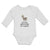 Long Sleeve Bodysuit Baby Horse Too Soon Ask Pony Question Mark Sign Cotton - Cute Rascals