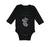 Long Sleeve Bodysuit Baby Baby Hippopotamus Hip Hip Hooray Hippo Cotton - Cute Rascals