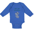 Long Sleeve Bodysuit Baby Baby Hippopotamus Hip Hip Hooray Hippo Cotton