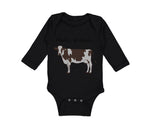 Long Sleeve Bodysuit Baby Milk Please Cow Farm Boy & Girl Clothes Cotton