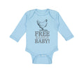 Long Sleeve Bodysuit Baby Free Range Baby! Chicken Farm Boy & Girl Clothes