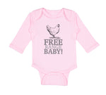 Long Sleeve Bodysuit Baby Free Range Baby! Chicken Farm Boy & Girl Clothes - Cute Rascals