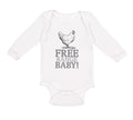 Long Sleeve Bodysuit Baby Free Range Baby! Chicken Farm Boy & Girl Clothes