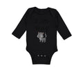 Long Sleeve Bodysuit Baby Little Wolf Funny Humor Boy & Girl Clothes Cotton